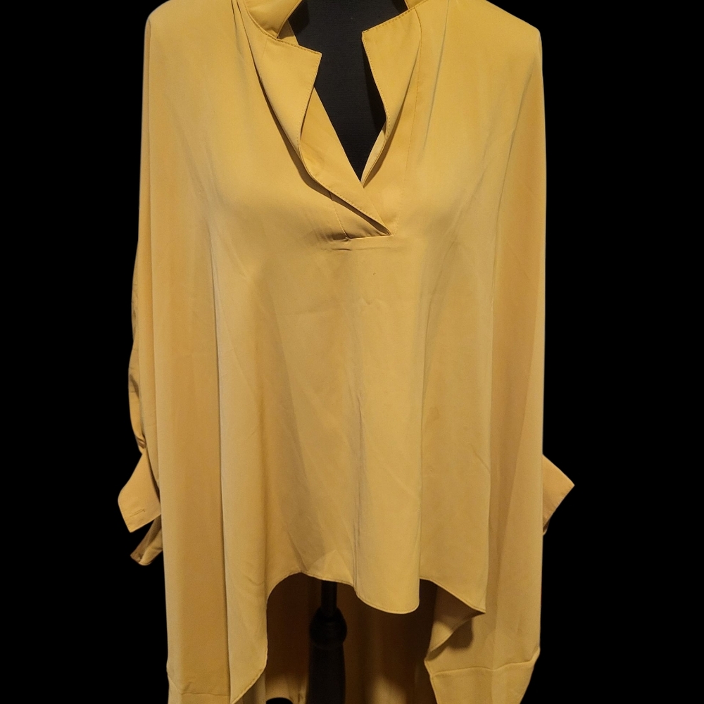 Elegant Mustard Women's Top